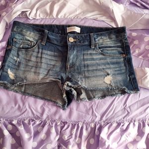 Express jean shorts